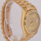 MINT Rolex Day-Date President Champagne 36mm Fluted 18K Yellow Gold Watch 18038