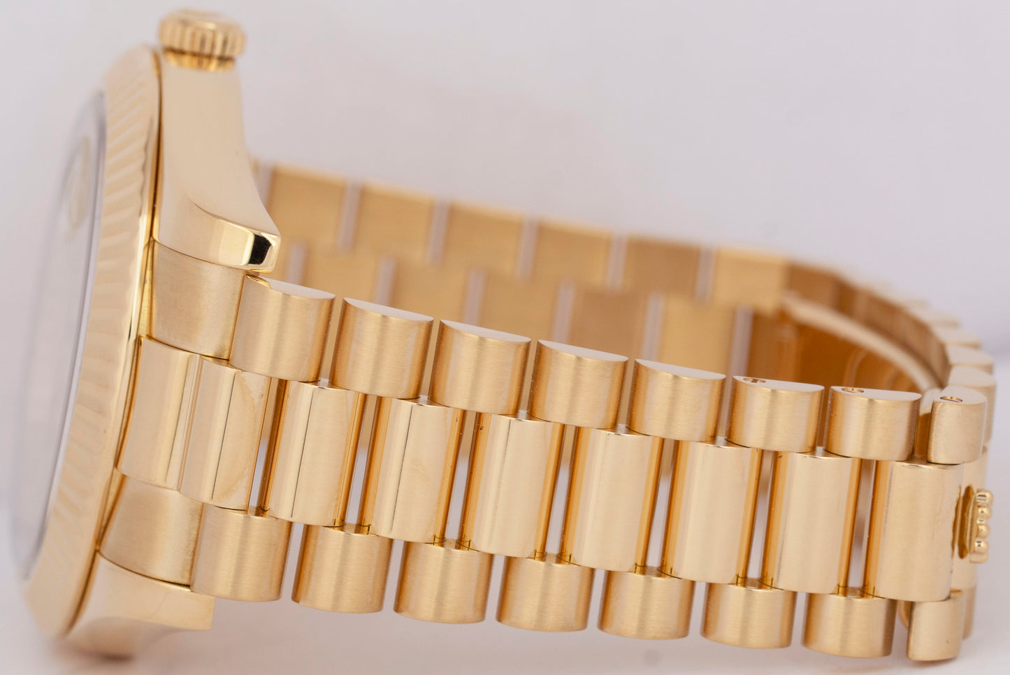 MINT PAPERS Rolex Day-Date II 41mm Champagne 18K Yellow Gold Watch 218238 BOX