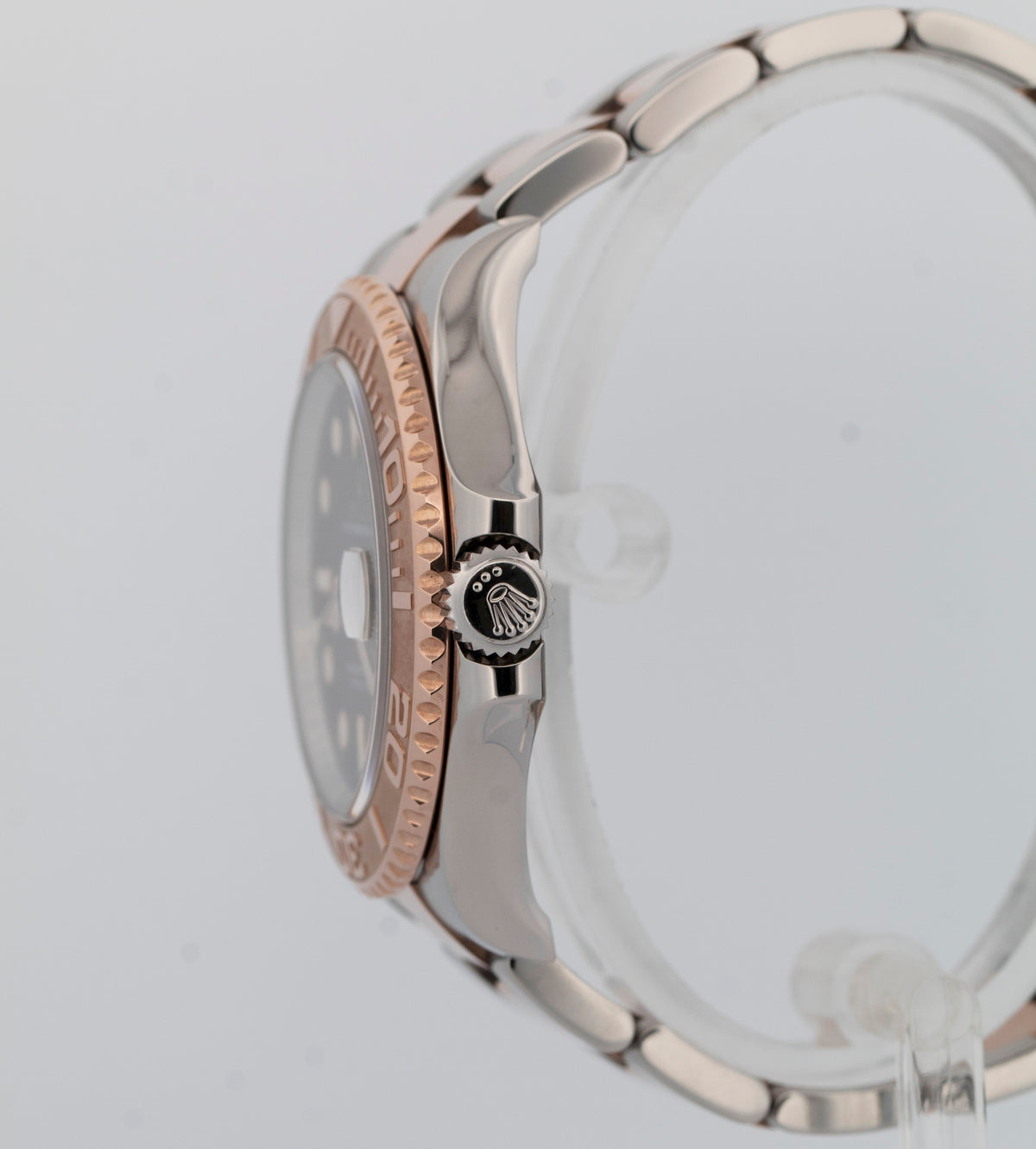 Rolex Yacht-Master BLACK Two-Tone 18K Rose Gold Steel 40mm 116621 Watch