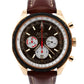 Breitling Chrono-matic Chronograph 18K Rose Gold 49mm Brown R14360 Watch BOX