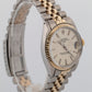 Rolex Oyster Perpetual Date SILVER Two-Tone Gold Stainless Steel 34mm 1500 Watch