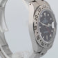 Rolex Explorer II 40mm BLACK Red Stainless Steel Oyster Date GMT Watch 16570