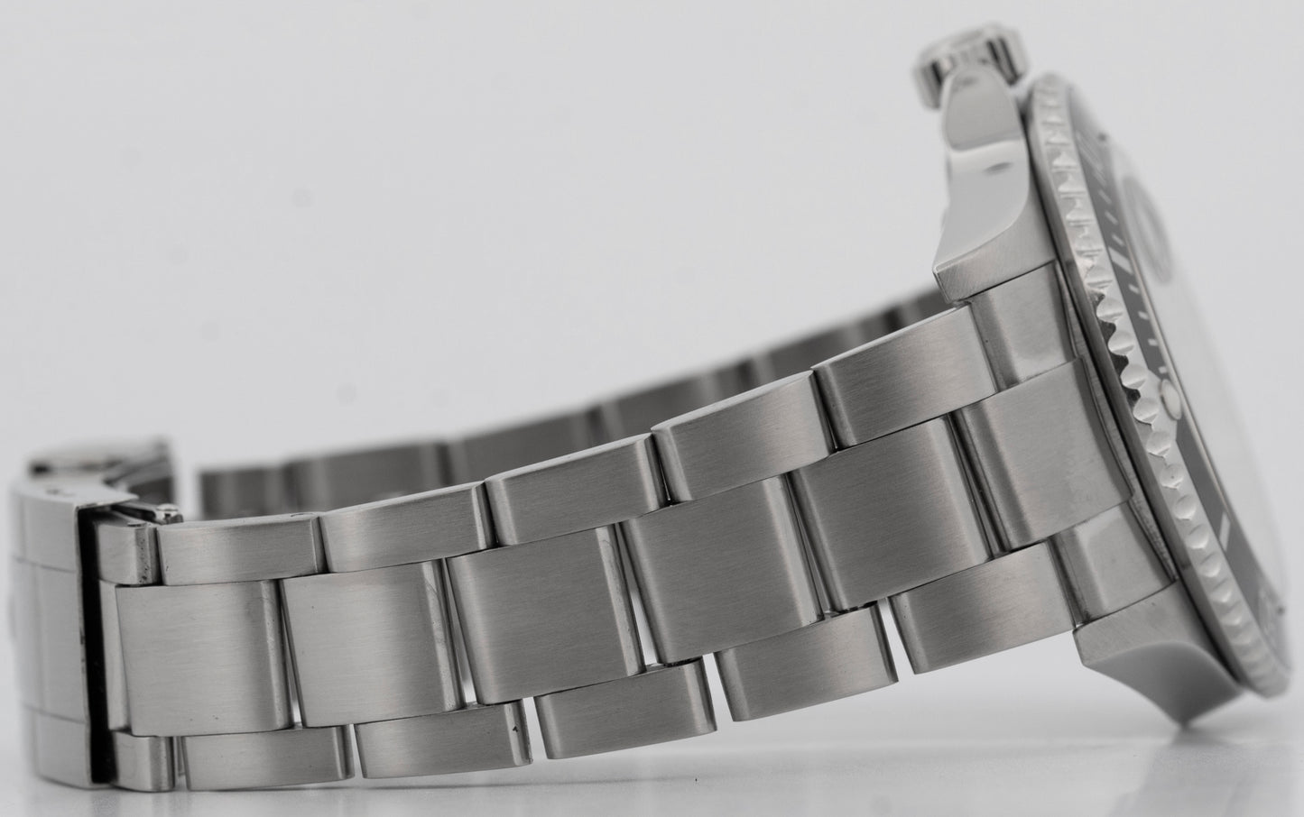 Rolex Submariner Date BLACK Stainless Steel No-Holes Case 40mm 16610 LN Watch