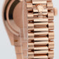 2025 PAPERS Rolex Day-Date President WHITE ROMAN Dial 36mm Rose Gold 128235 BOX