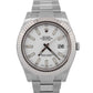 NEW STICKERED Rolex DateJust II White Steel Fluted Oyster 41mm Watch 116334 BOX