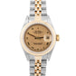 PAPERS Rolex DateJust Champagne 18K Gold Steel 26mm JUBILEE Watch 79173 BOX