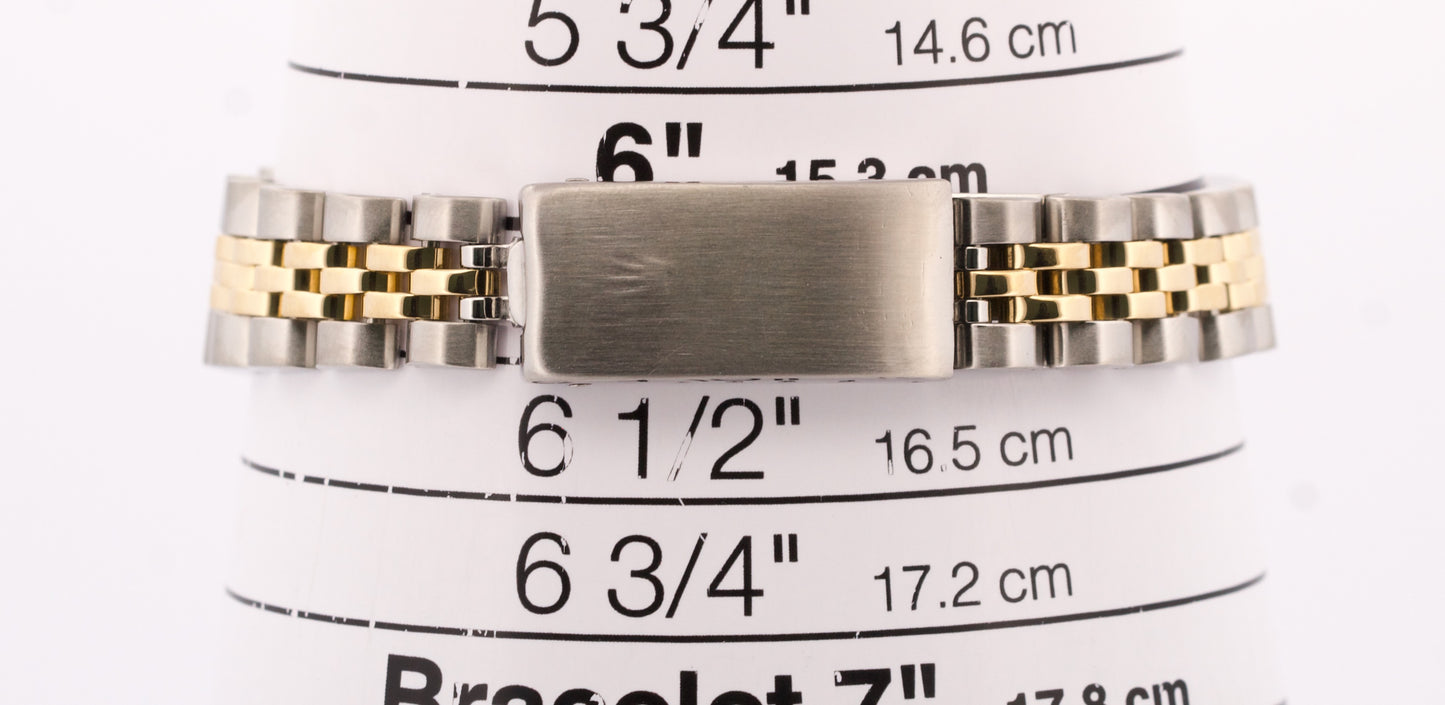 Ladies Rolex DateJust 26mm CHAMPAGNE DIAMOND 18K Yellow Gold Steel JUBILEE 69173