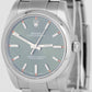 MINT Rolex Oyster Perpetual OLIVE GREEN 34mm Stainless Steel Watch 114200