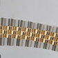 PAPERS Rolex DateJust 36mm CHAMPAGNE Two-Tone 18K Yellow Gold JUBILEE 116233 BOX
