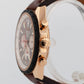 Breitling Chrono-matic Chronograph 18K Rose Gold 49mm Brown R14360 Watch BOX