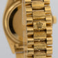 Rolex Day-Date President 36mm Silver BARK Quickset 18K Yellow Gold Watch 18078