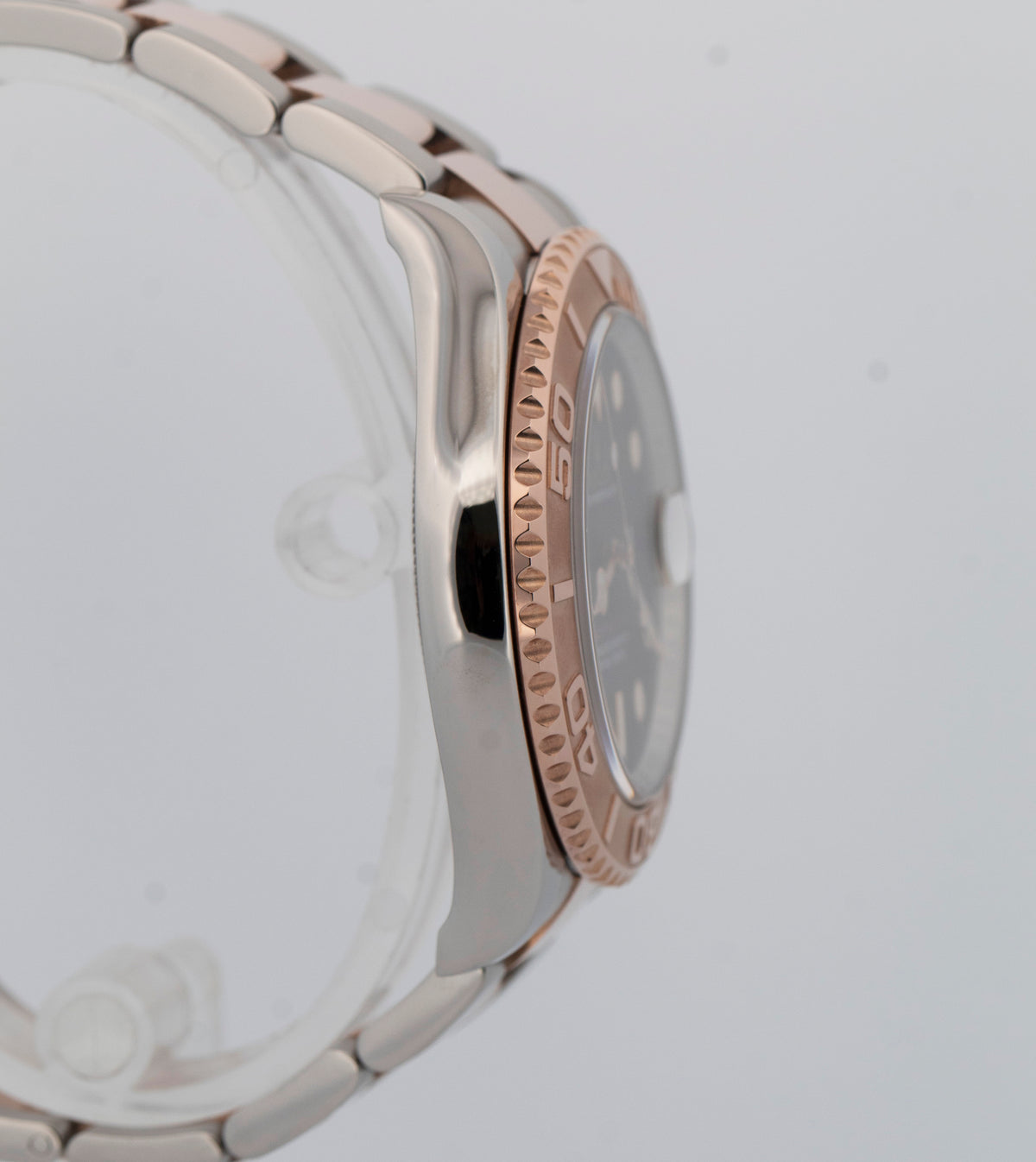 Rolex Yacht-Master BLACK Two-Tone 18K Rose Gold Steel 40mm 116621 Watch