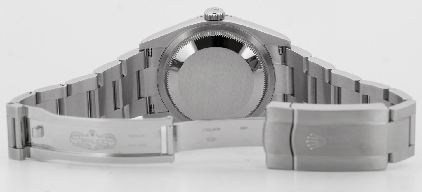 NEW OCT 2025 PAPERS Rolex Oyster Perpetual LAVENDER 36mm Steel Watch 126000 BOX