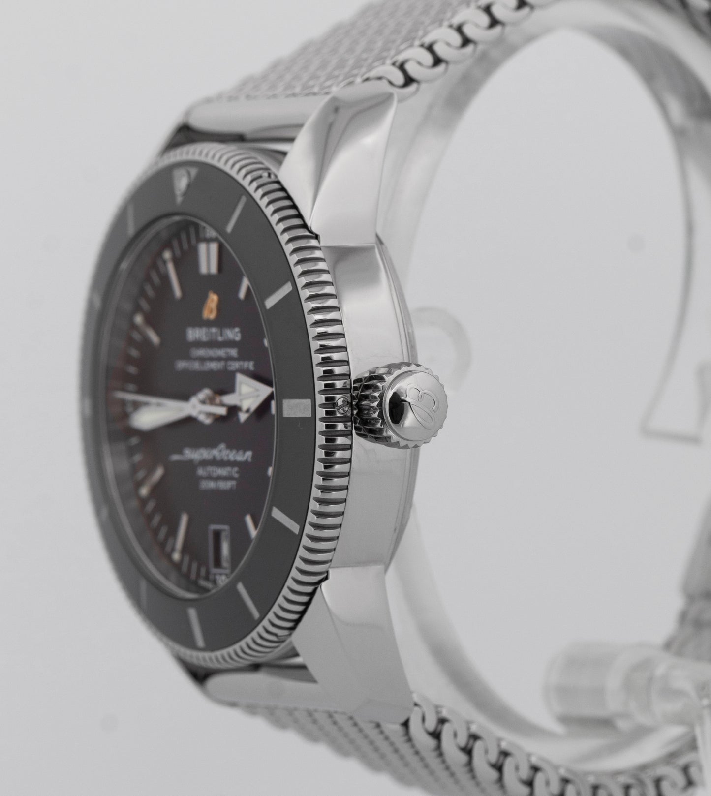 PAPERS Breitling Superocean Heritage B20 Stainless 42mm Black Watch AB2010 BOX
