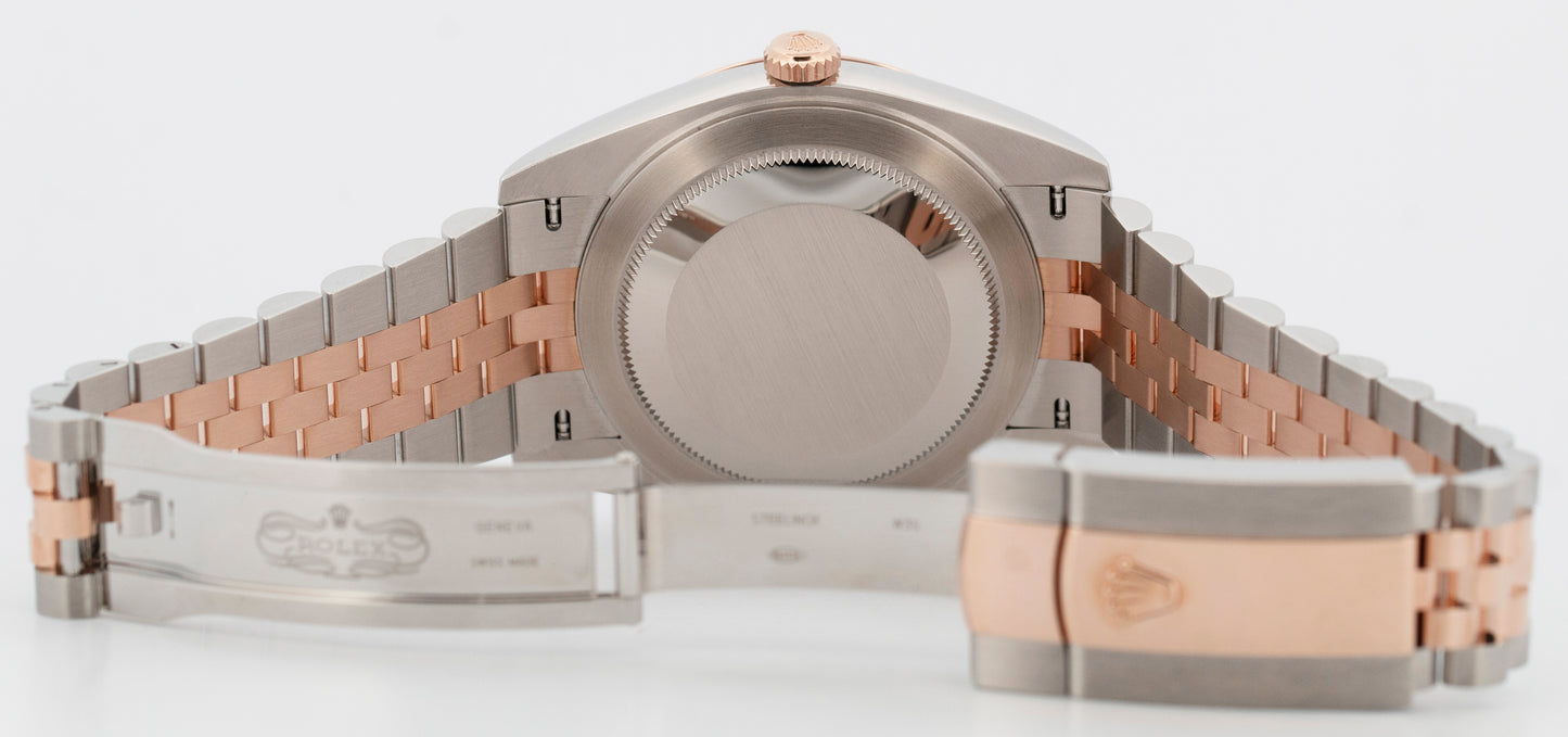 NEW 2025 PAPERS Rolex DateJust 41 Two-Tone Rose Gold Steel 41mm 126331 Watch BOX