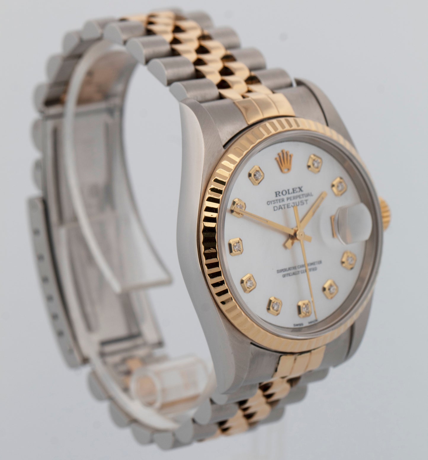 Rolex DateJust Two-Tone Yellow Gold Steel 36mm 16233 Watch BOX