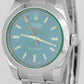 MINT 2019 PAPERS Rolex Milgauss Z-Blue Green 40mm 116400 GV Steel Watch BOX