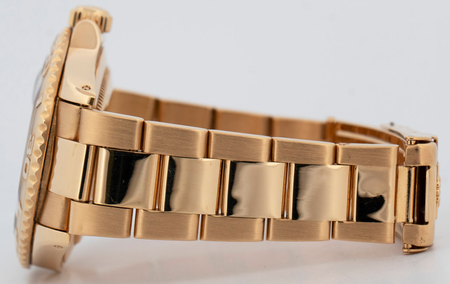 Rolex Yacht-Master 40mm WHITE 18K Yellow Gold Oyster Automatic Watch 16628