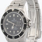 Rolex Submariner Date BLACK Stainless Steel NO-HOLES 40mm Automatic Watch 16610