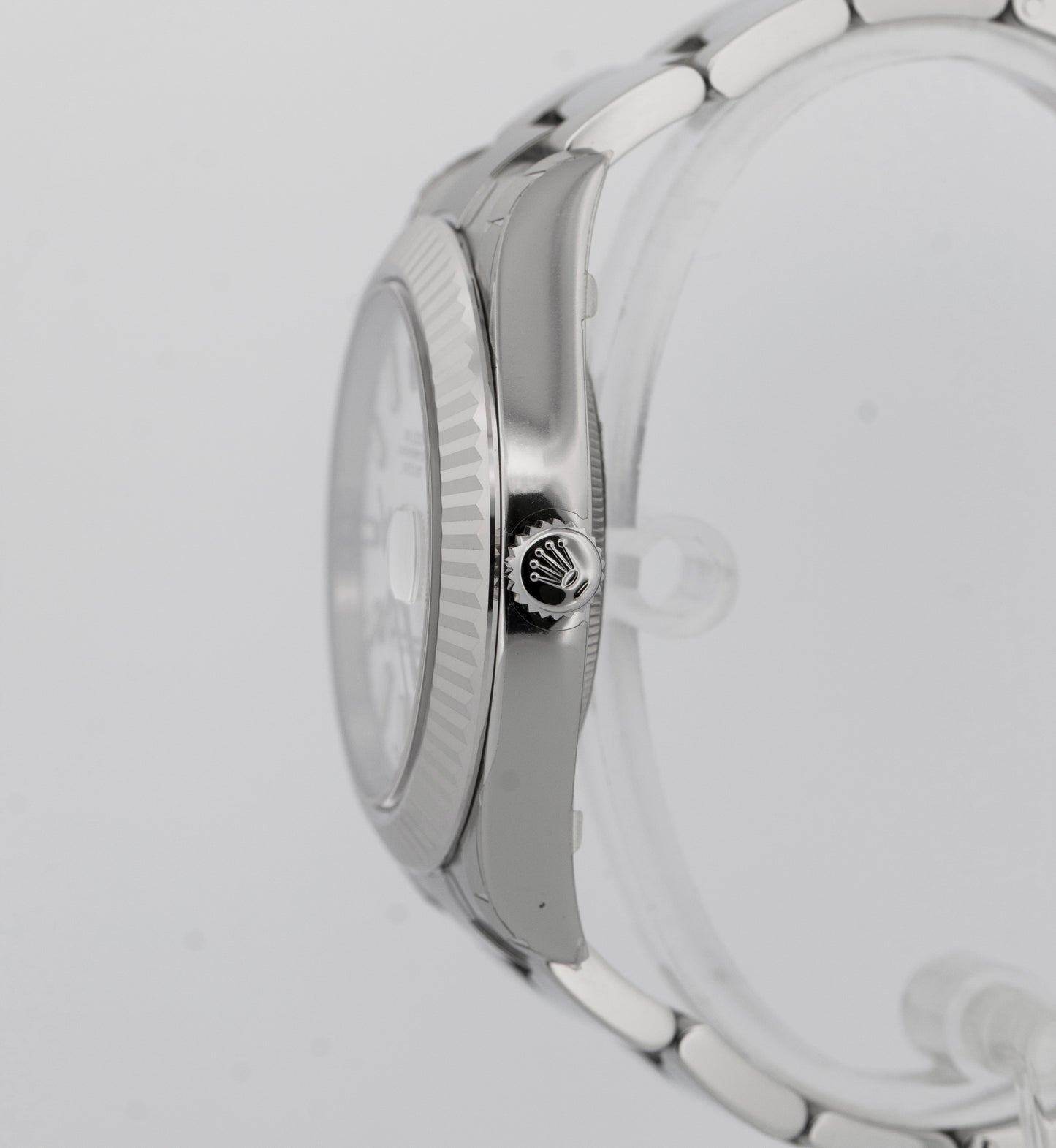 NEW STICKERED Rolex DateJust II White Steel Fluted Oyster 41mm Watch 116334 BOX