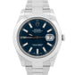 Rolex DateJust II 116300 Blue Stainless Steel 41mm Smooth Oyster Watch