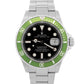 FLAT 4 Rolex Submariner Date 40mm Kermit Green Stainless Steel Watch 16610 LV