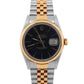 1986 UNPOLISHED PAPERS Rolex DateJust BLACK Two-Tone 36mm 16013 Watch BOX