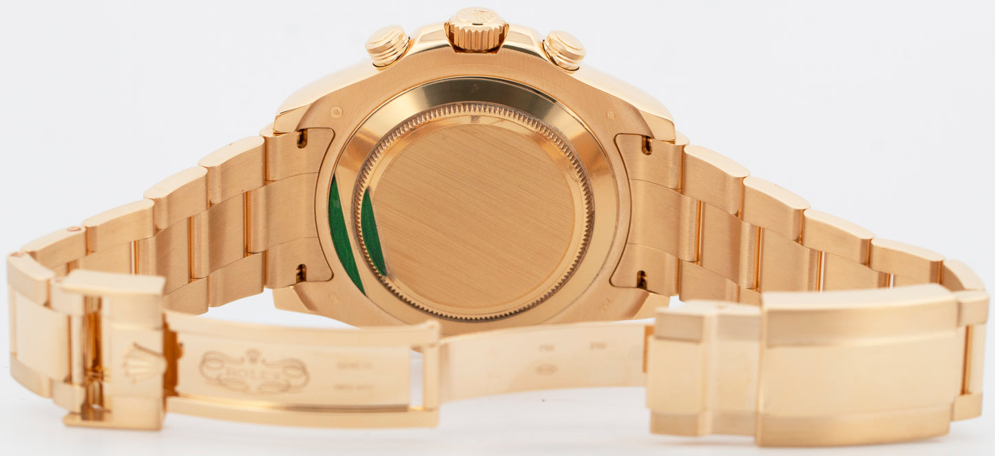 MINT PAPERS Rolex Yacht-Master II 18K Yellow Gold 44mm White 116688 Watch BOX