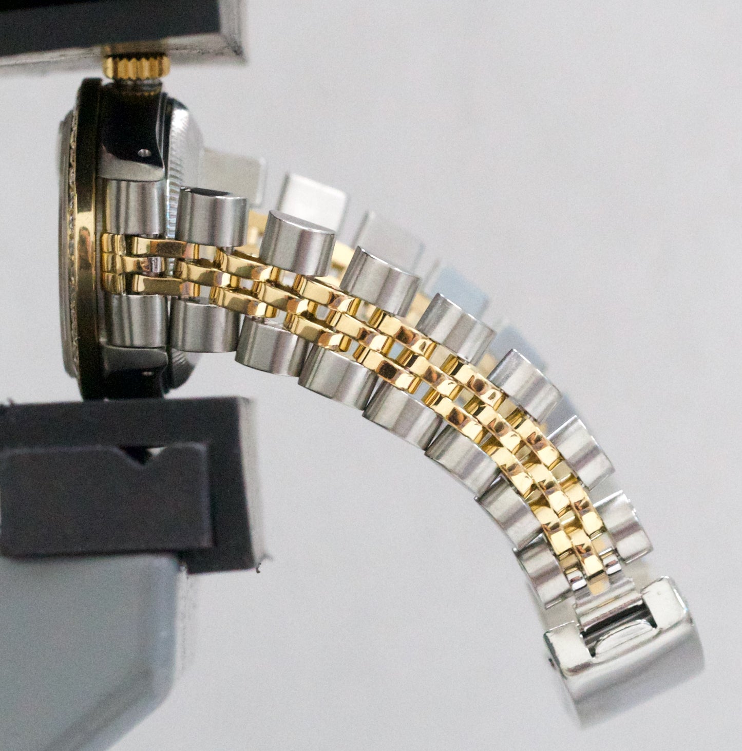 Ladies Rolex DateJust 26mm CHAMPAGNE DIAMOND 18K Yellow Gold Steel JUBILEE 69173