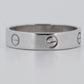 PAPERS Cartier LOVE Ring 18K White Gold Size 69 AU 750 BOX