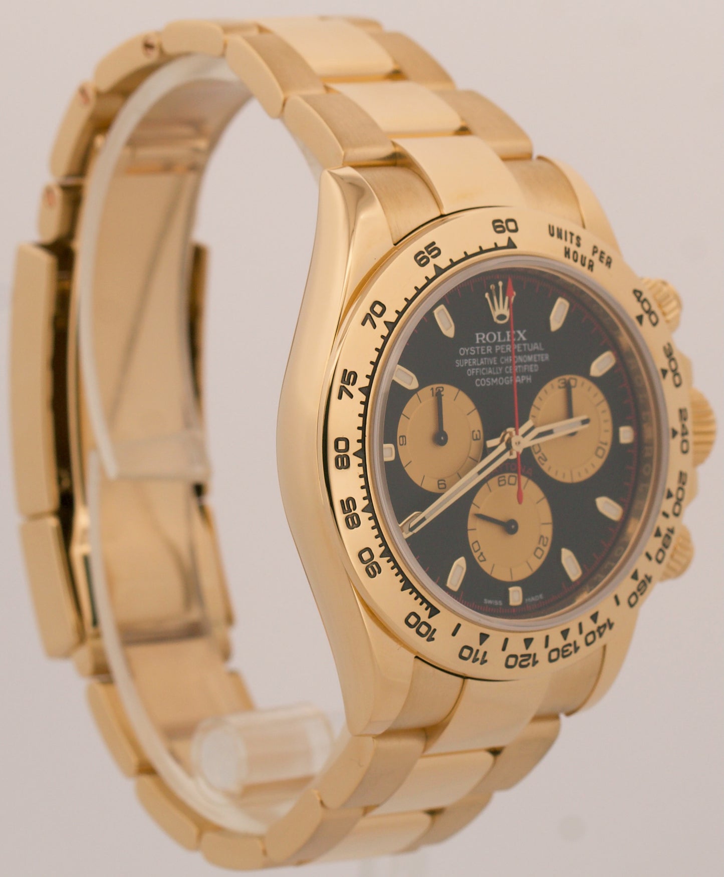 2023 Rolex Daytona Cosmograph BLACK 40mm 18K Yellow Gold PAUL NEWMAN 116508