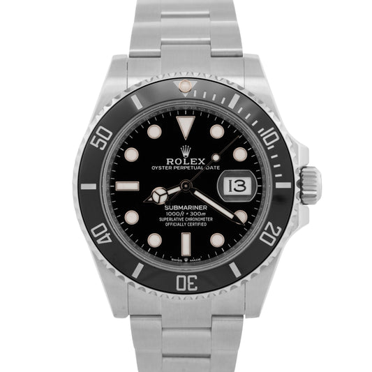 NEW 2025 Rolex Submariner 41mm Date Stainless Steel Ceramic Watch 126610 LN BOX