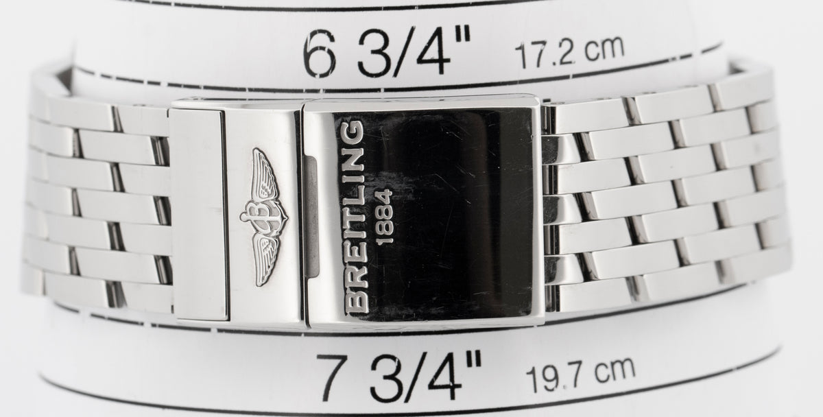 Breitling Navitimer 01 46 AB0127 Blue Stainless Steel 46mm Watch Box Papers