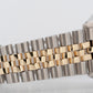 Rolex Oyster Perpetual Date SILVER Two-Tone Gold Stainless Steel 34mm 1500 Watch