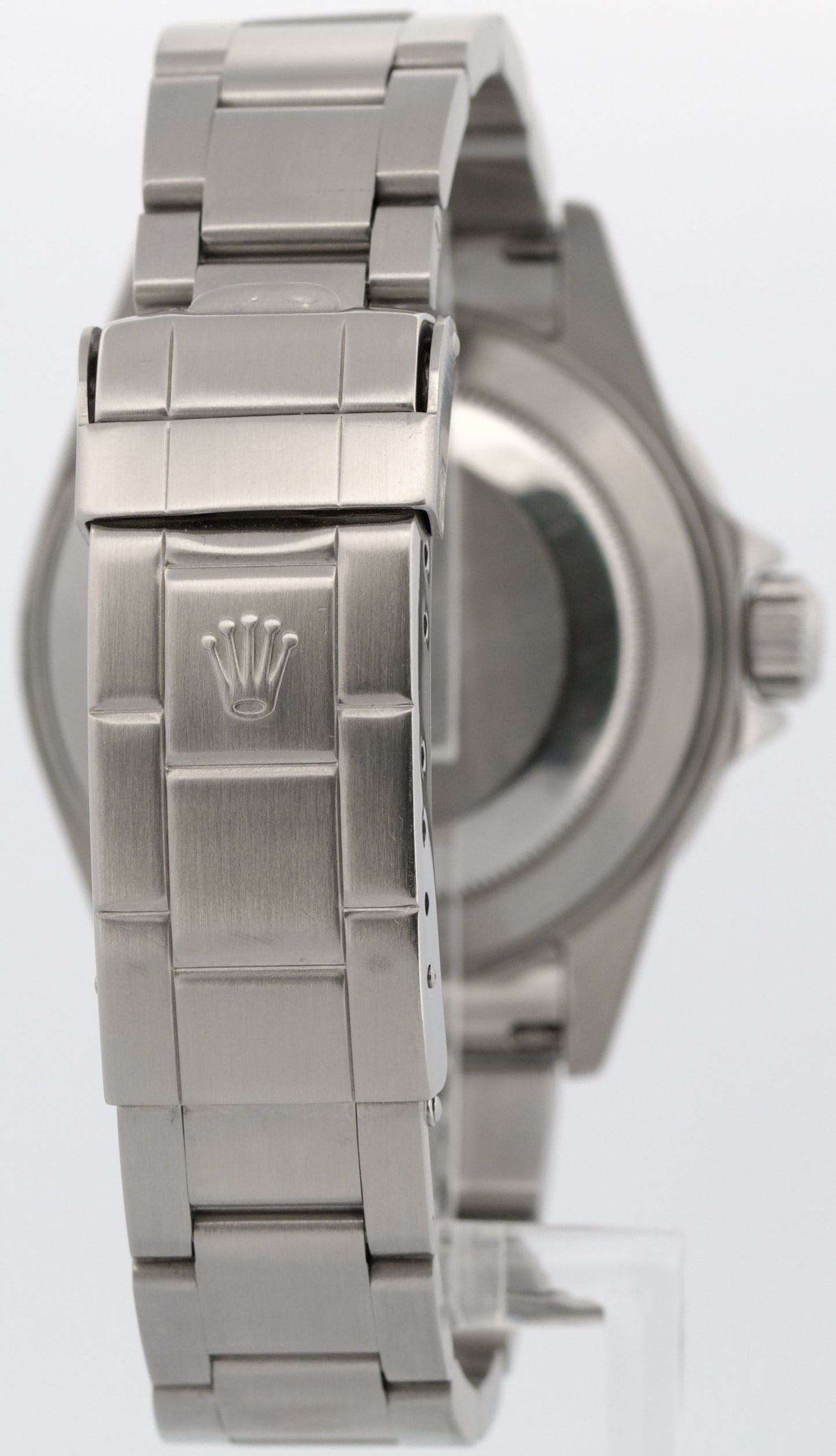 Rolex Submariner Date BLACK Stainless Steel NO-HOLES 40mm Automatic Watch 16610