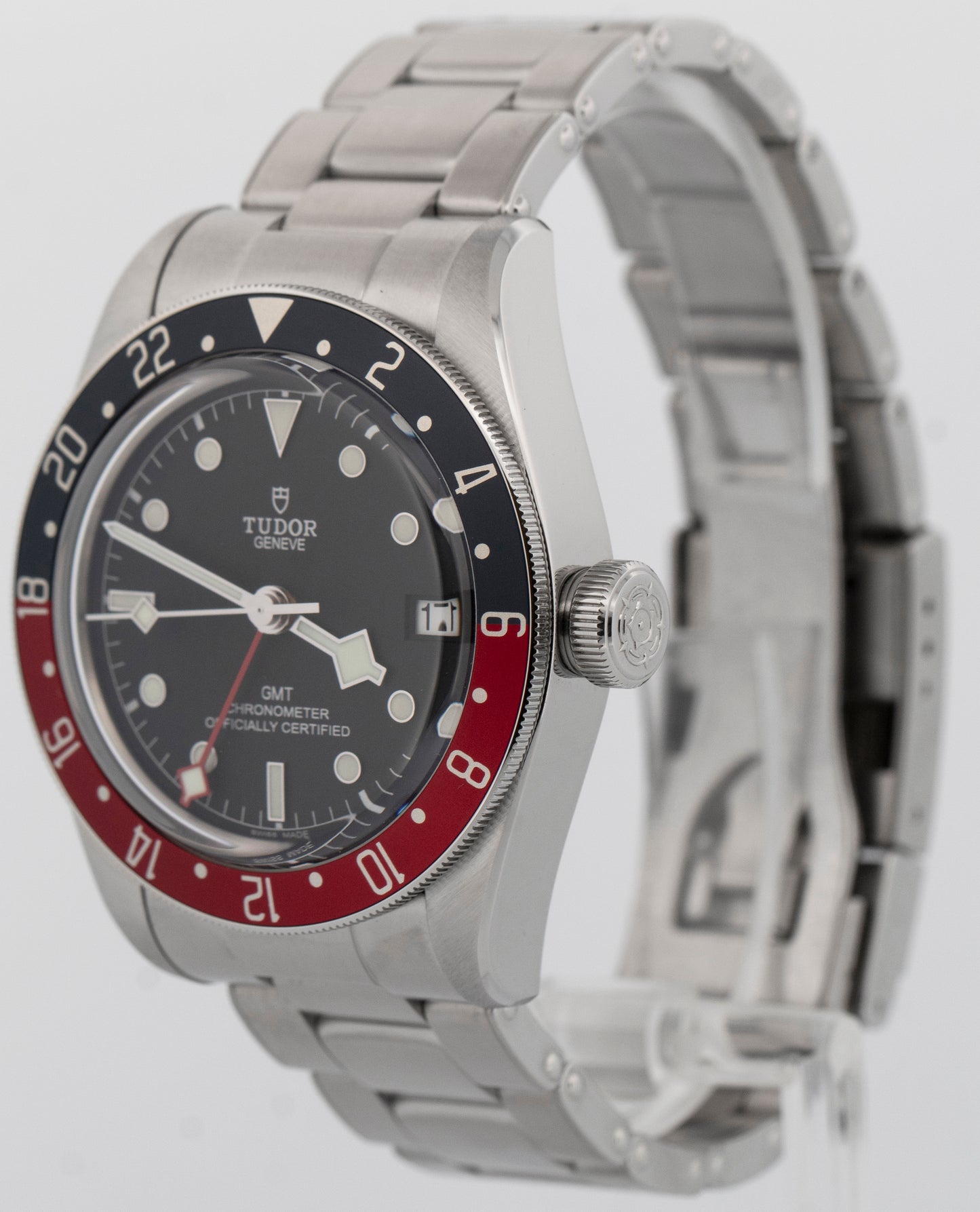 2026 PAPERS Tudor Black Bay GMT PEPSI Red Blue Steel 41mm 79830 RB Watch BOX