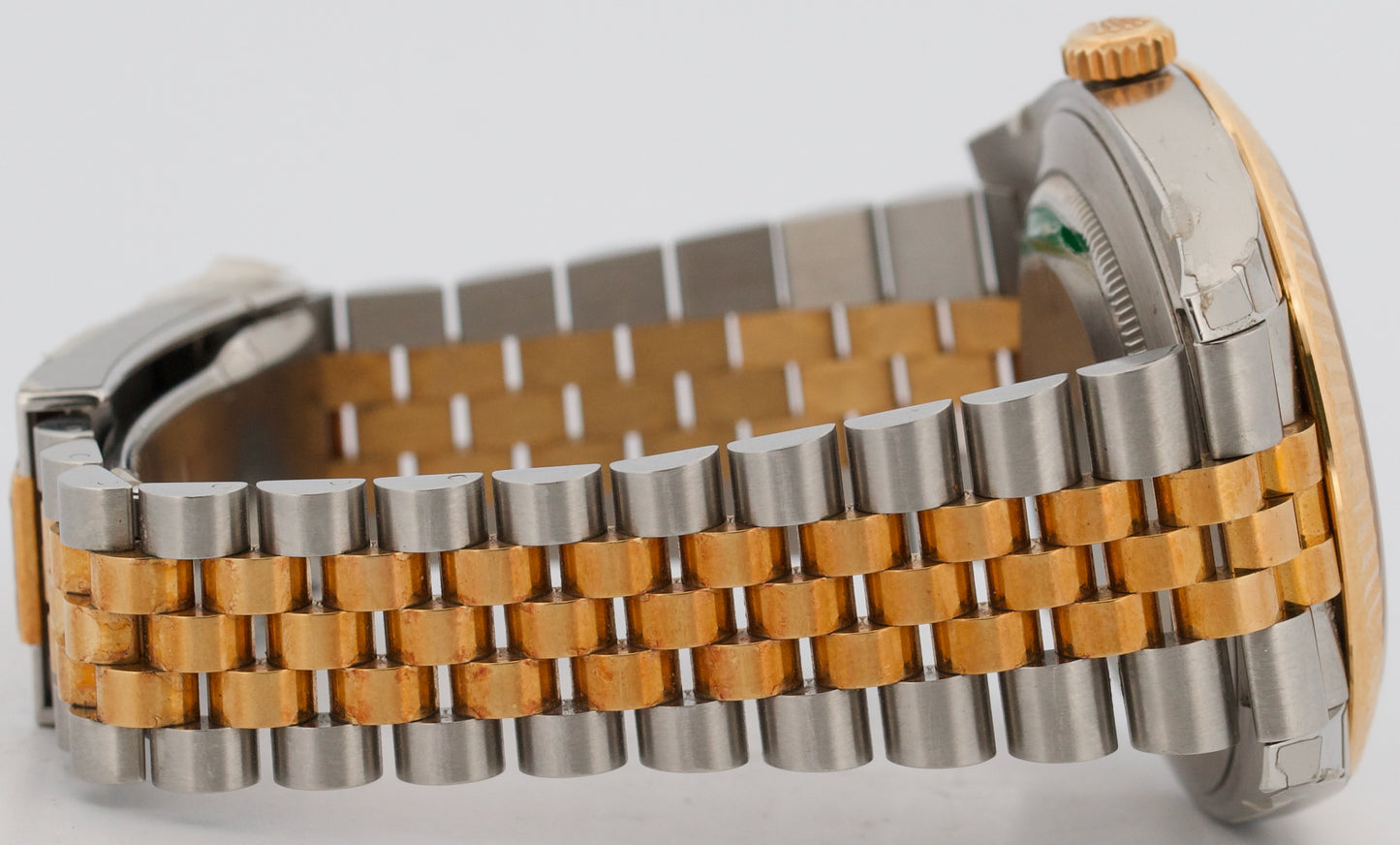 STICKERED 2017 PAPERS Rolex DateJust BLACK DIAMOND 18K JUBILEE 41mm 126333 BOX