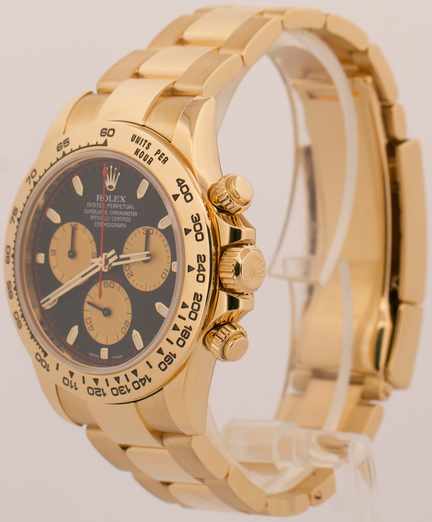 2023 Rolex Daytona Cosmograph BLACK 40mm 18K Yellow Gold PAUL NEWMAN 116508