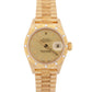 PAPERS Rolex DateJust President 26mm FACTORY DIAMOND BARK 18K Gold 69288 BOX
