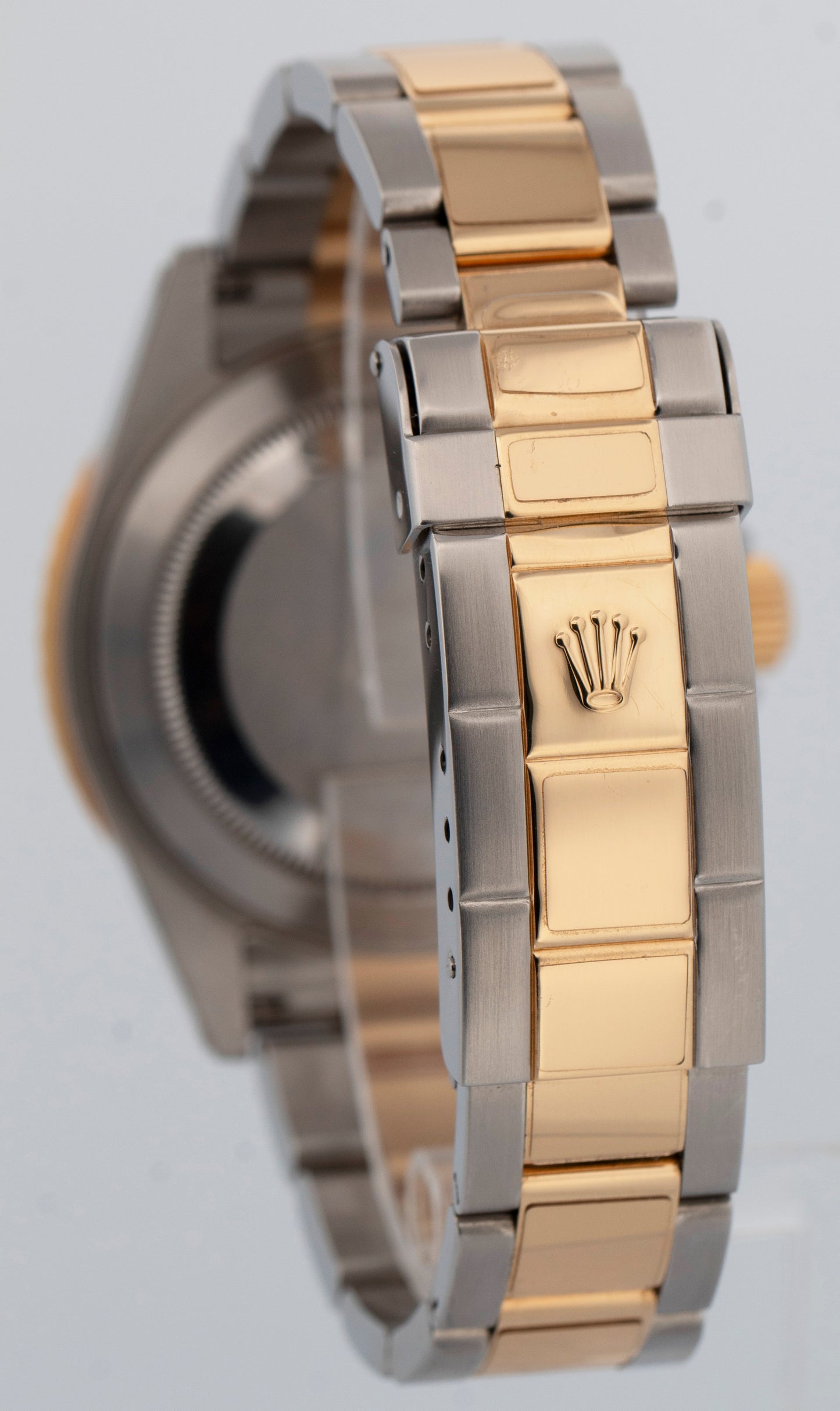 2009 PAPERS Rolex Submariner Date BLUE Rehaut Two-Tone 40mm 16613 LB Watch BOX