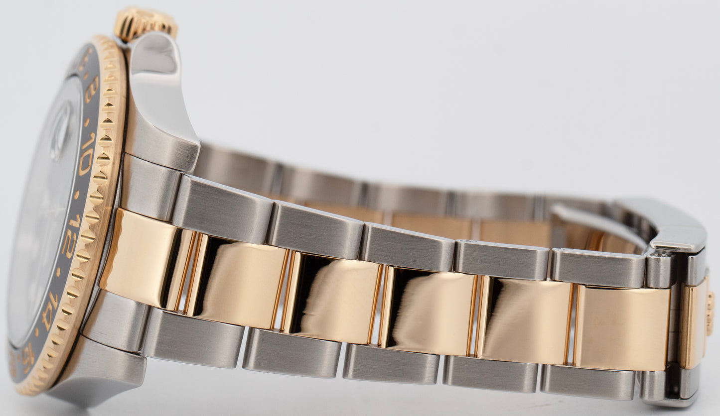 Rolex GMT-Master II Ceramic BLACK Two-Tone 18K Gold 40mm 116713 LN Watch