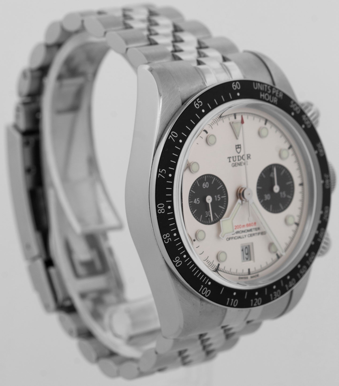 2025 PAPERS Tudor Black Bay Chrono WHITE Stainless Steel 41mm 79360N Watch BOX