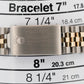 Rolex Oyster Perpetual Date SILVER Two-Tone Gold Stainless Steel 34mm 1500 Watch