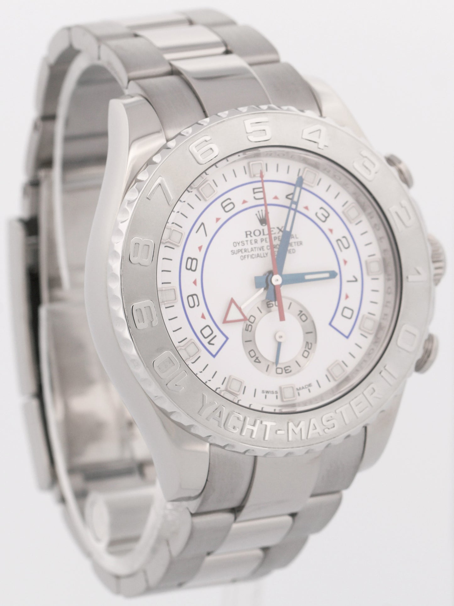 MINT PAPERS Rolex Yacht-Master II 116689 18K WHITE GOLD 44mm Regatta Watch BOX