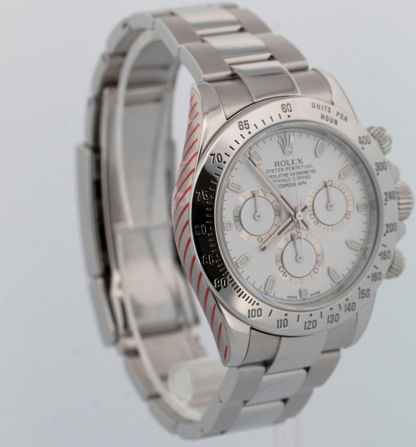 2025 RSC Rolex Daytona Cosmograph WHITE Steel 40mm 116520 Watch BOX