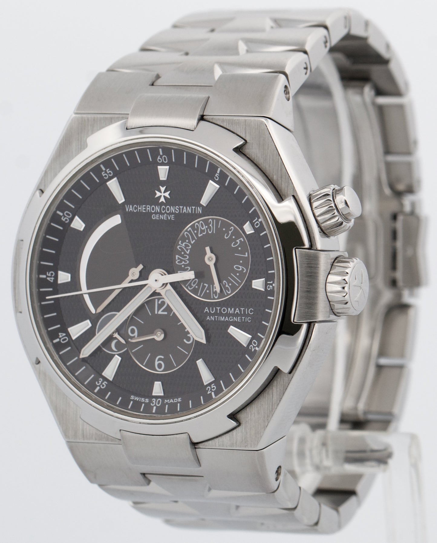 Vacheron Constantin Overseas Dual Time Steel BLACK 42mm 47450/B01A-9227 Watch