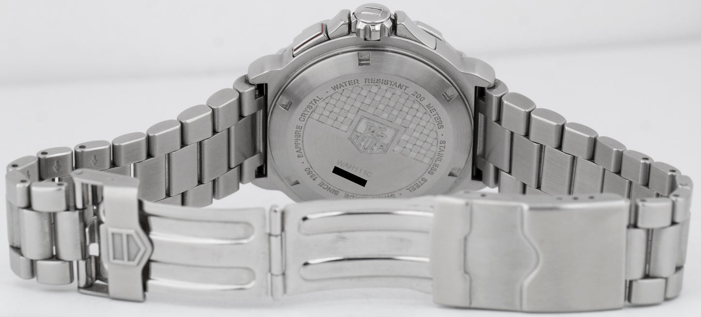 Tag Heuer Formula 1 Stainless Steel Alarm 41mm Quartz Watch WAH111C.BA0850