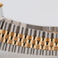 1990 PAPERS Rolex DateJust WHITE Two-Tone Yellow Gold Steel 36mm 16233 Watch BOX