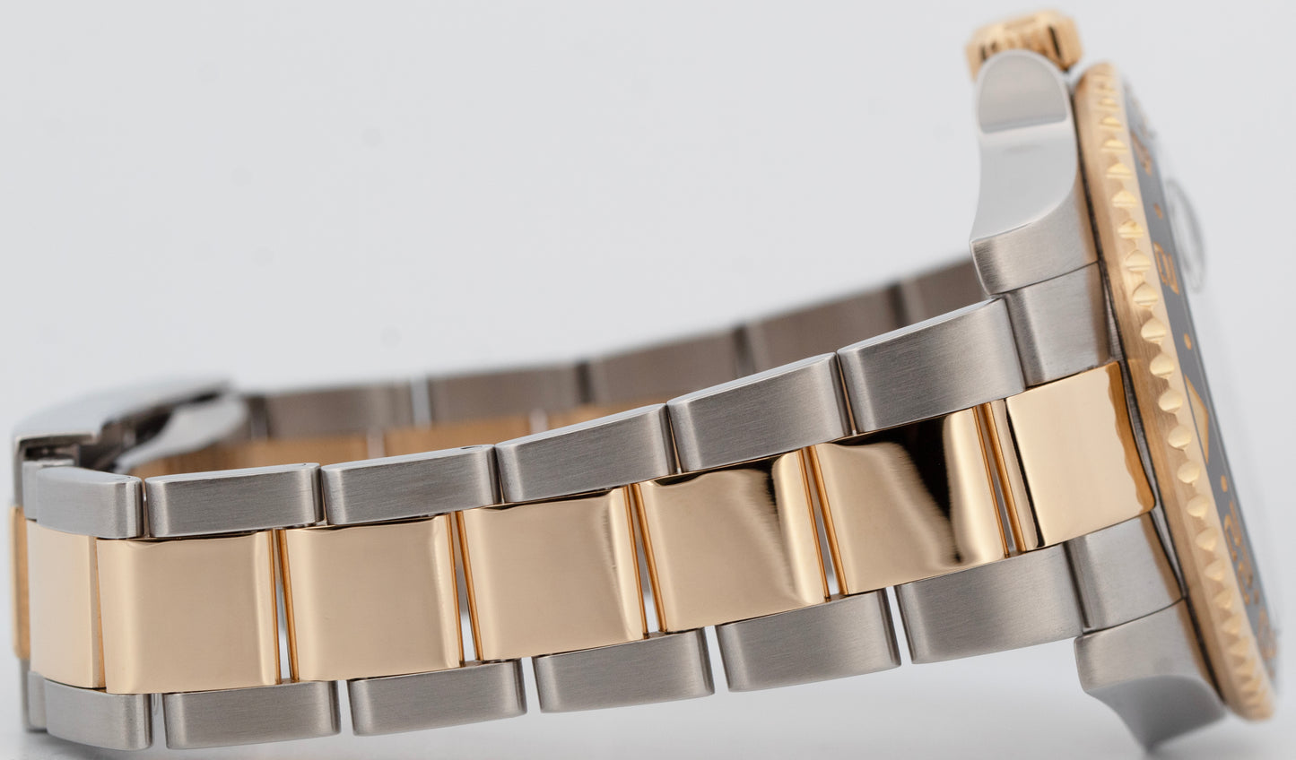 Rolex GMT-Master II Ceramic BLACK Two-Tone 18K Gold 40mm 116713 LN Watch