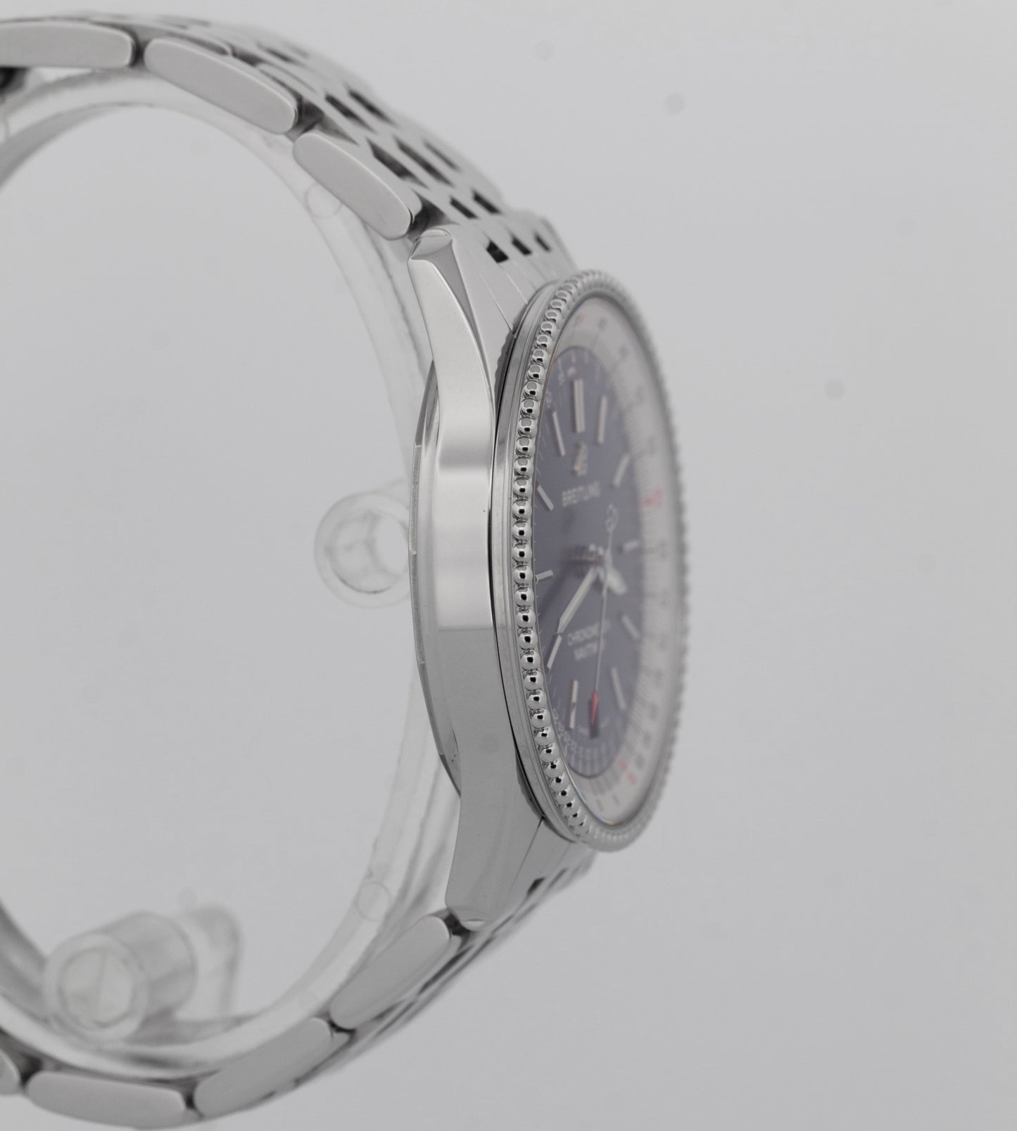 Breitling Navitimer Stainless Steel Blue 38mm Automatic Date Watch A17325